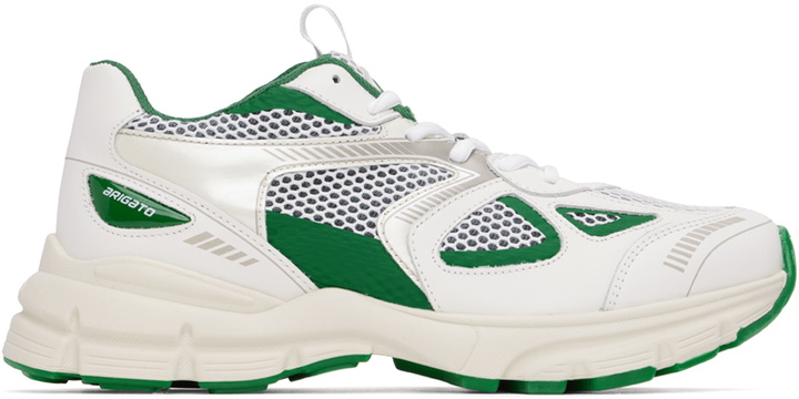 Photo: Axel Arigato White & Green Marathon Sneaker