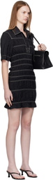 Nanushka Black Nomia Minidress