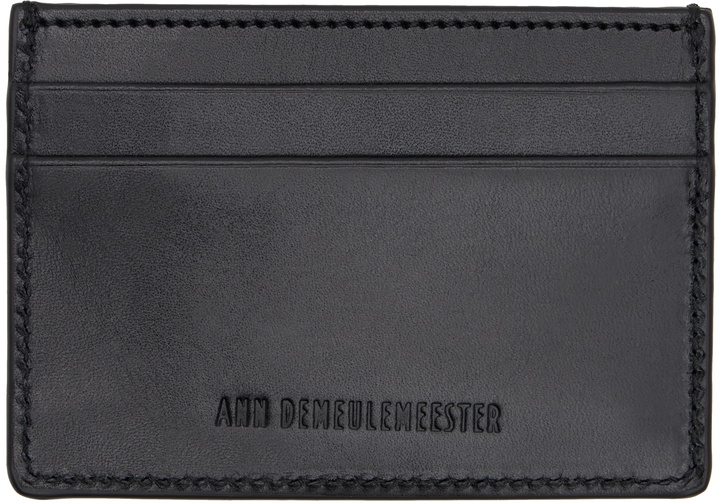 Photo: Ann Demeulemeester Black Beatrix Card Holder
