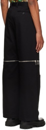 Dolce & Gabbana Black Zip Cargo Pants