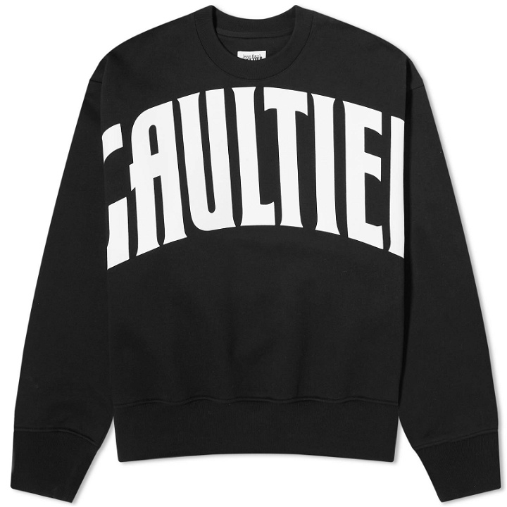 Photo: Jean Paul Gaultier Women's Logo Sweatshirt in Black/White