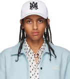 AMIRI White M.A. Logo Trucker Cap