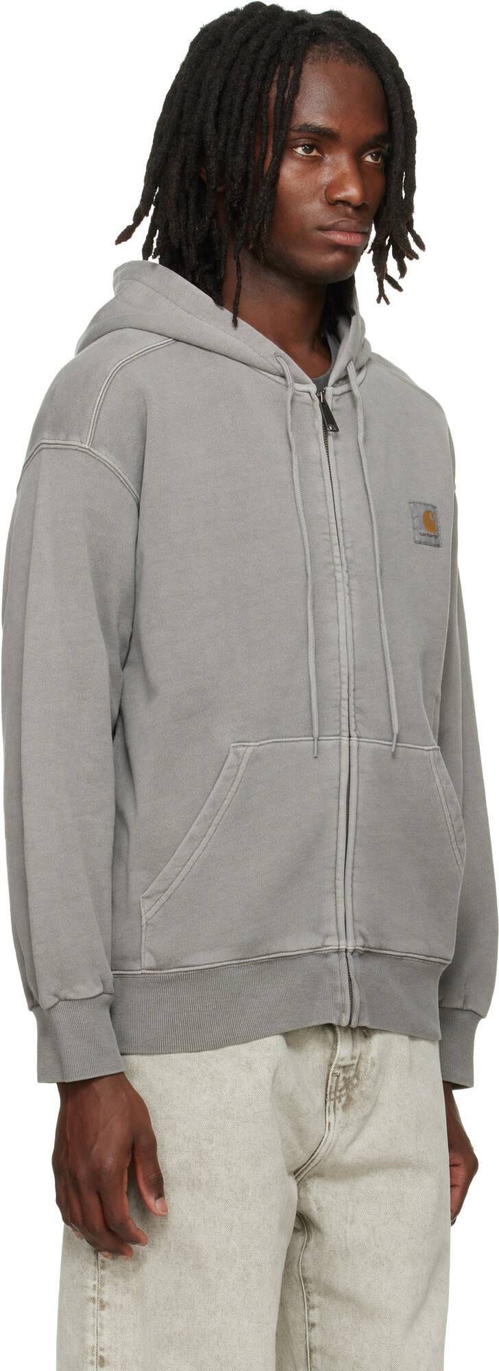 Carhartt Work In Progress Gray Nelson Hoodie