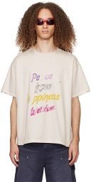 We11done Off-White 'Peace' T-Shirt