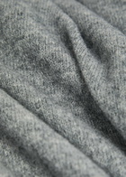 Allude Elbow Patch Cotton and Cashmere-blend Jumper Grey