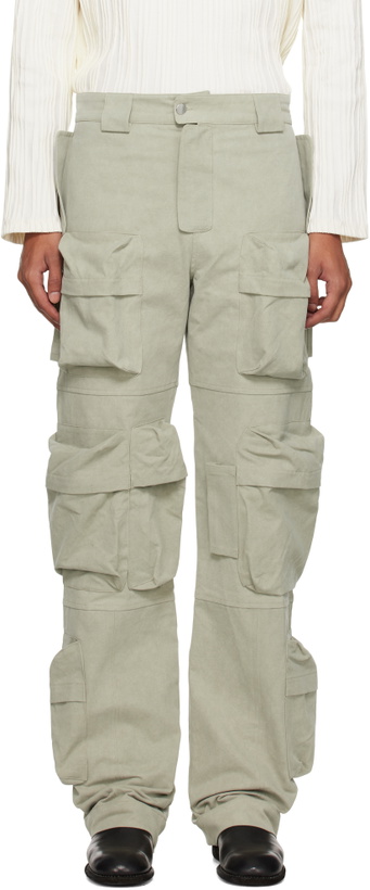 Photo: Tondolo Taupe Multi Pocket Cargo Pants