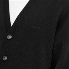 A.P.C. Men's Joe Cardigan in Black