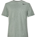 Nike Training - HyperMax Mélange Dri-FIT T-Shirt - Gray green