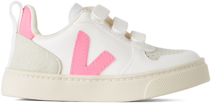 Photo: Veja Baby White & Pink V-10 Sneakers