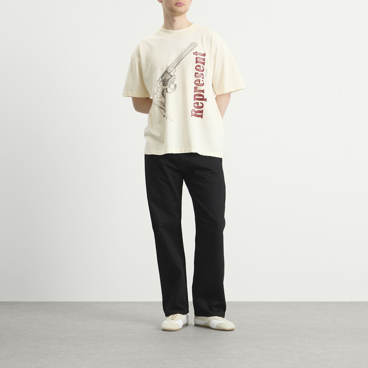 Represent Men's Loaded With Love T-Shirt in Buttercream