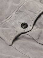 Polo Ralph Lauren - Suede Shirt - Gray