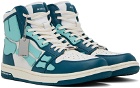 AMIRI Blue Skel Top Hi Sneakers