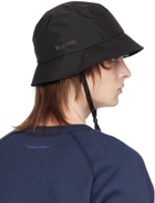 Norse Projects Black Chin Strap Bucket Hat