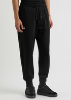Evisu Kamon and The Great Wave Printed Cotton Sweatpants Black