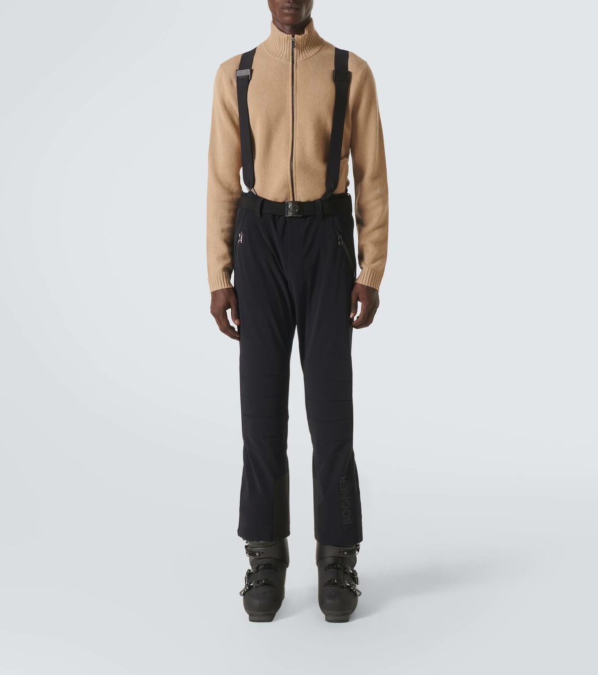 Bogner Dexter wool and cashmere zip-up sweater