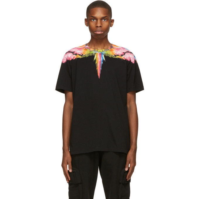 Photo: Marcelo Burlon County of Milan Black Colordust Wings T-Shirt