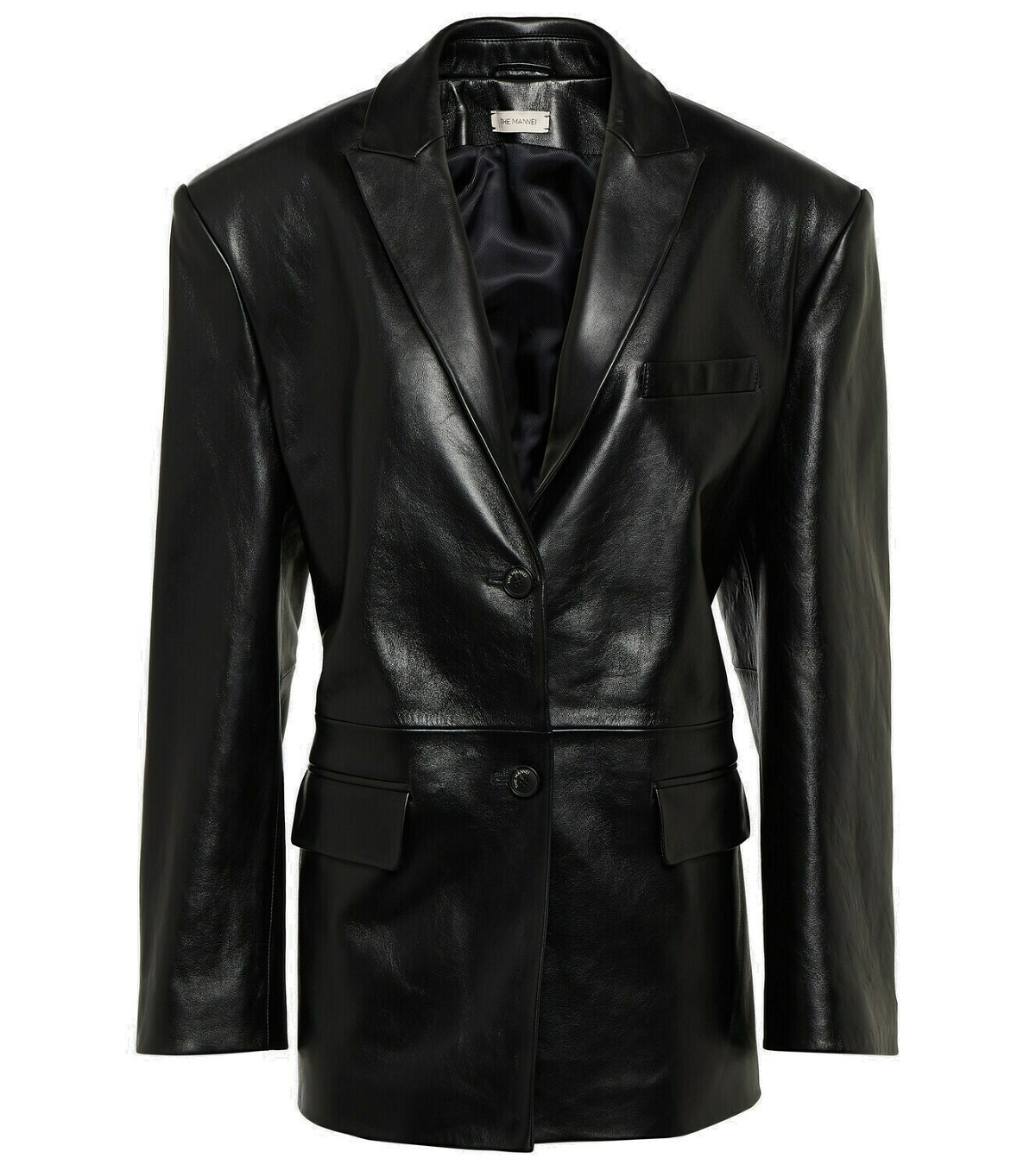 Photo: The Mannei Jafr tailored leather blazer