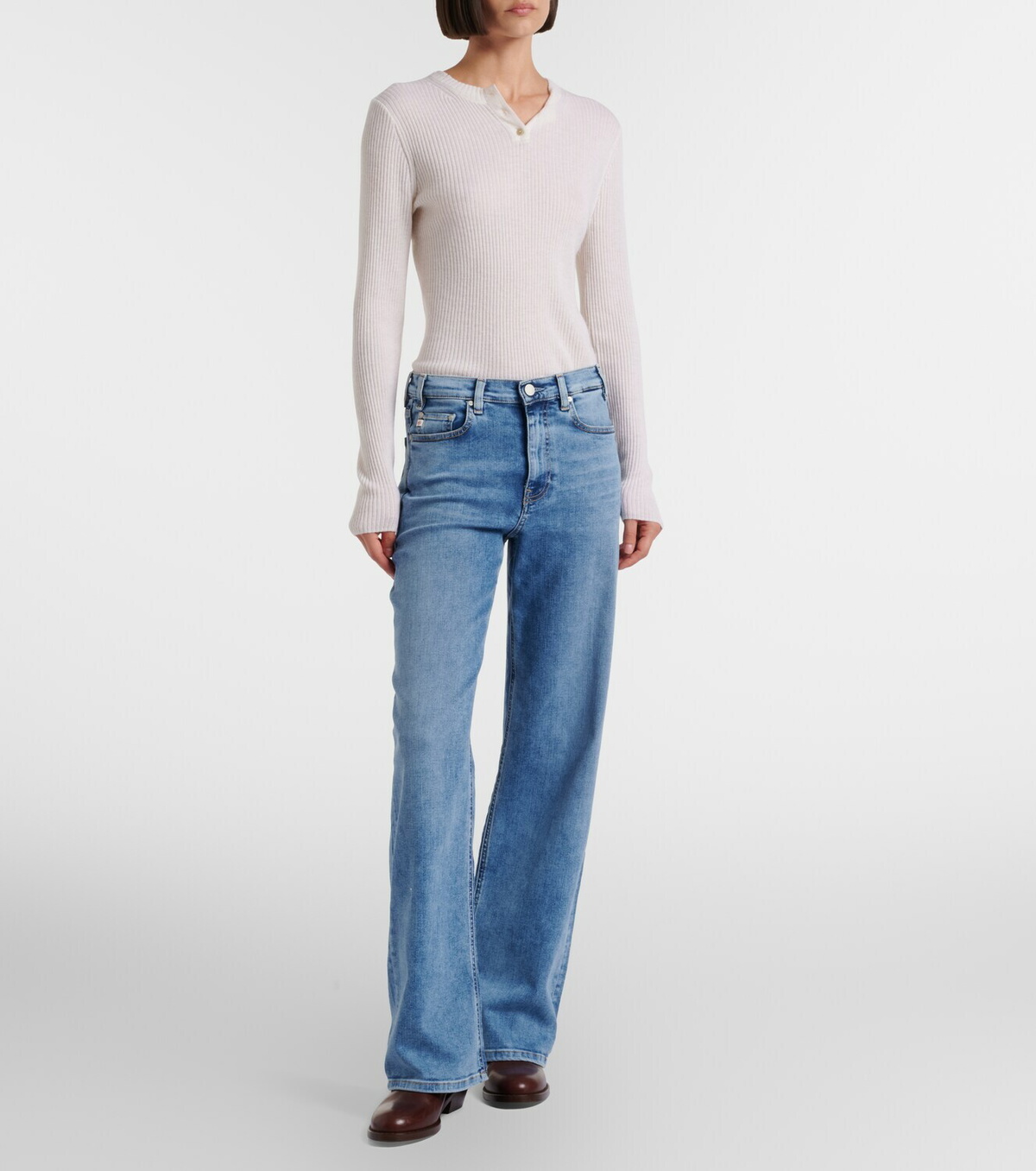 AG Jeans New Baggy wide-leg jeans