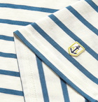 Armor Lux - Striped Cotton-Jersey T-Shirt - Blue