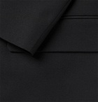 Balenciaga - Logo-Appliquéd Wool-Blend Blazer - Black