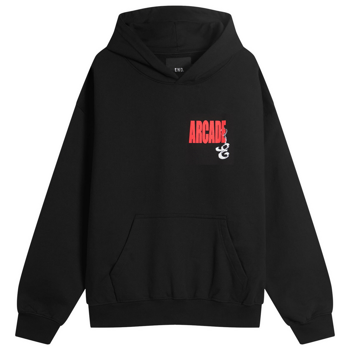 END. Coastal Arcade Prizes Hoody in Black