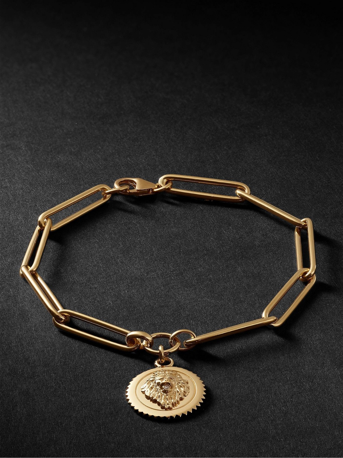 FOUNDRAE Small Mixed Clip 18-karat gold bracelet