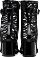 ALAÏA Black Fishnet 55 Boots