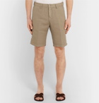 Massimo Alba - Slim-Fit Linen and Cotton-Blend Shorts - Green