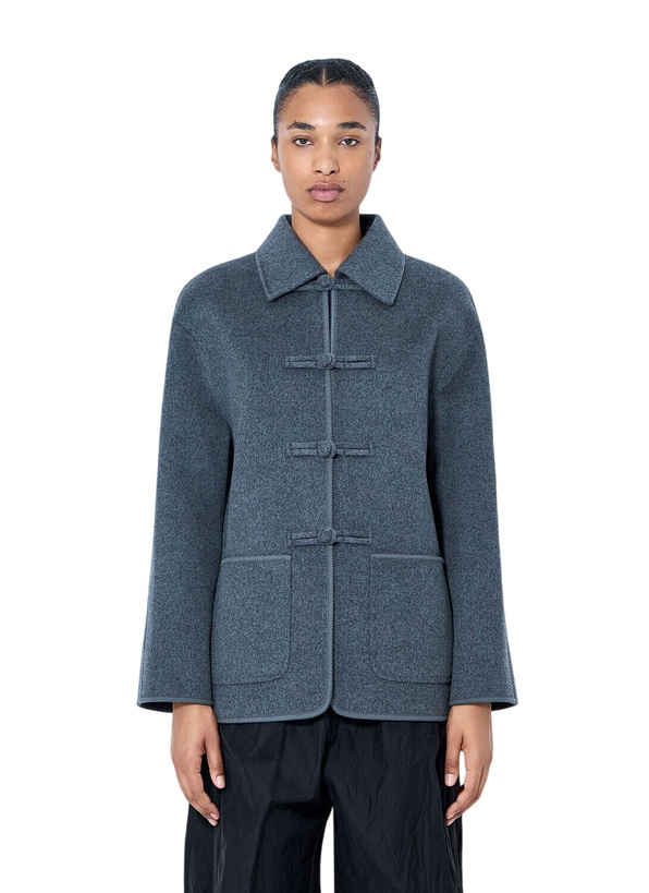 Photo: RÓHE Double-Faced Wool Pankou Closure Jacket