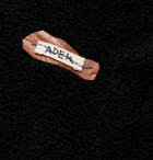 Ader Error - Logo-Appliquéd Piped Fleece Half-Zip Jacket - Black