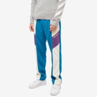 Palm Angels Men's Colourblock Track Pant in Blue/Off White