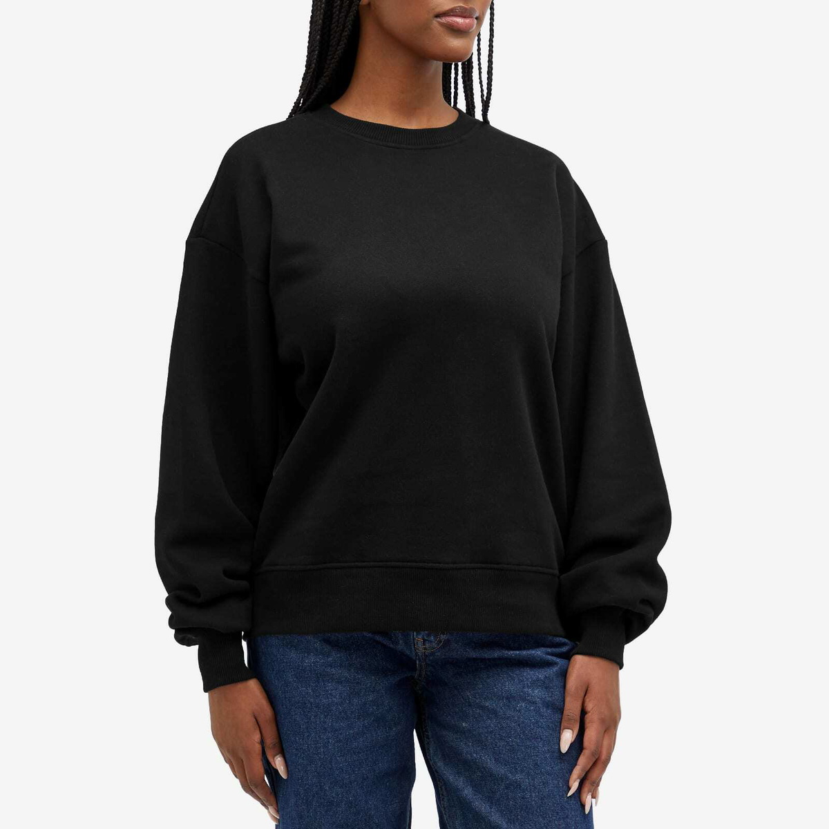 Daily Paper Women's Ragla Sweatshirt in Black