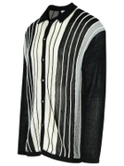 Laneus Black Viscose Blend Sweater