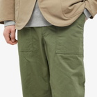 Engineered Garments Men's Fatigue Pant in Olive Cotton Ripstop