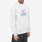 Lo-Fi Men's Psychedelics Crew Sweat in Ash Grey