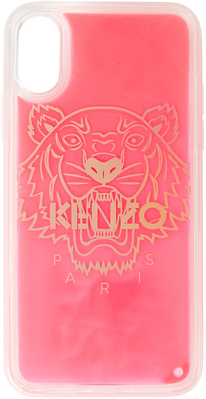 Photo: Kenzo Red Glitter Tiger iPhone XS Max Case