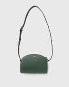 A.P.C. SAC DEMI-LUNE Green Mens Messenger & Crossbody Bag