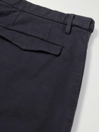 Barena - Straight-Leg Cotton-Blend Twill Trousers - Blue