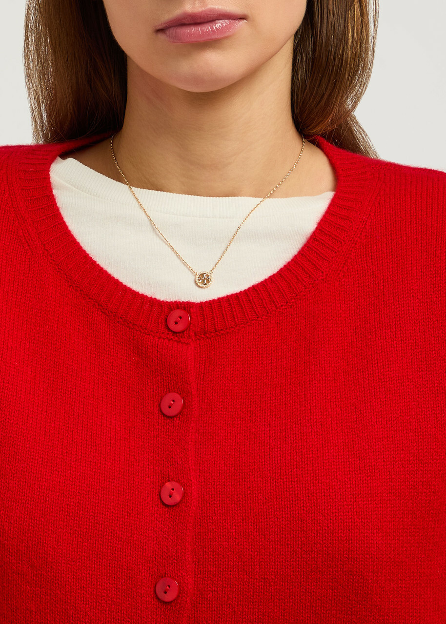 Tory Burch Icon Pavé 18kt Gold-plated Necklace - One Size