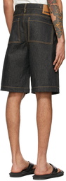 Jacquemus Navy 'Le Short de Nimes' Shorts