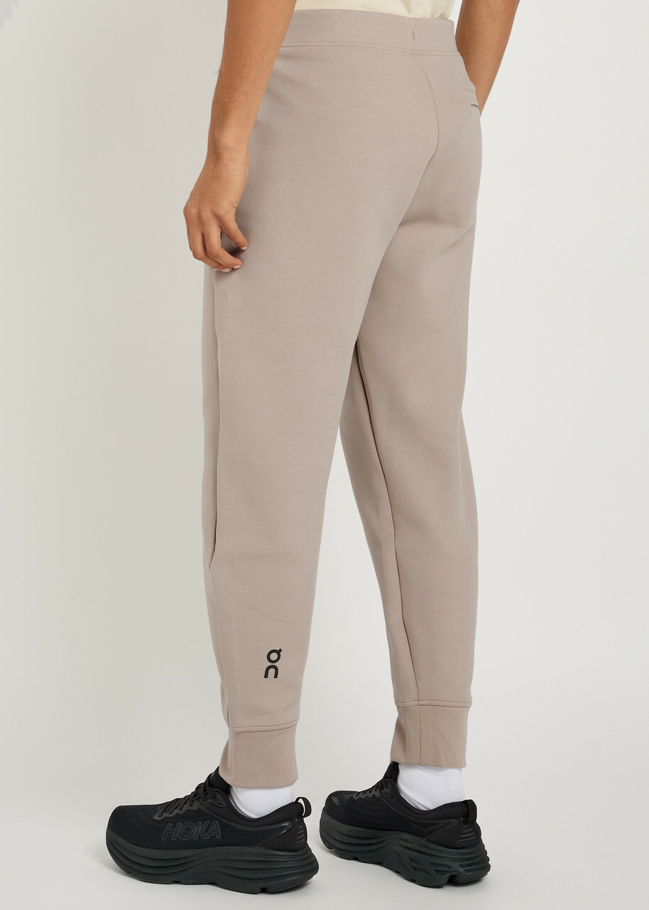 ON Focus Tech Cotton-blend Sweatpants Beige