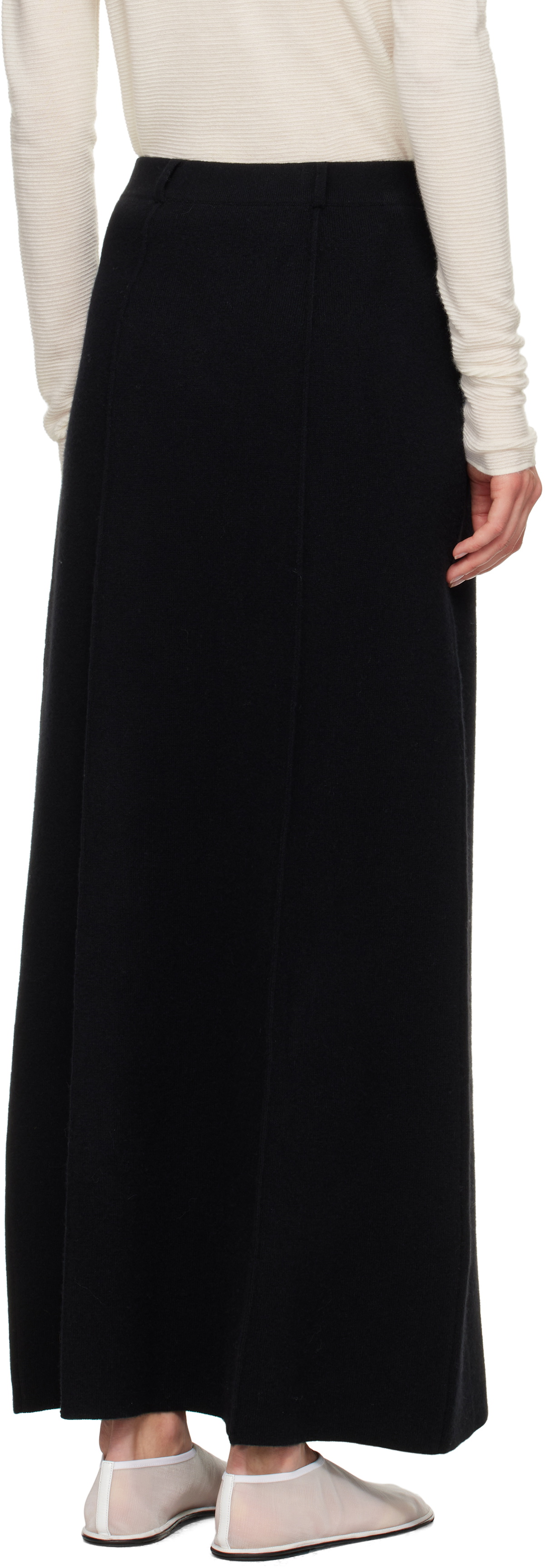 LISA YANG Black Ameline Maxi Skirt