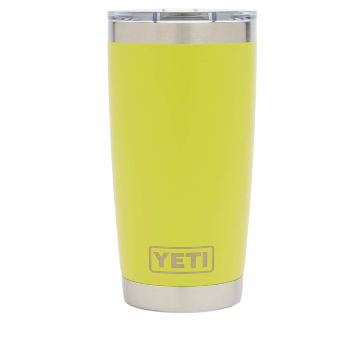 Photo: YETI 20oz Rambler Tumbler in Fire Fly Yellow 