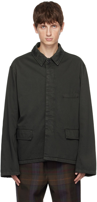 Photo: LEMAIRE Green Spread Jacket
