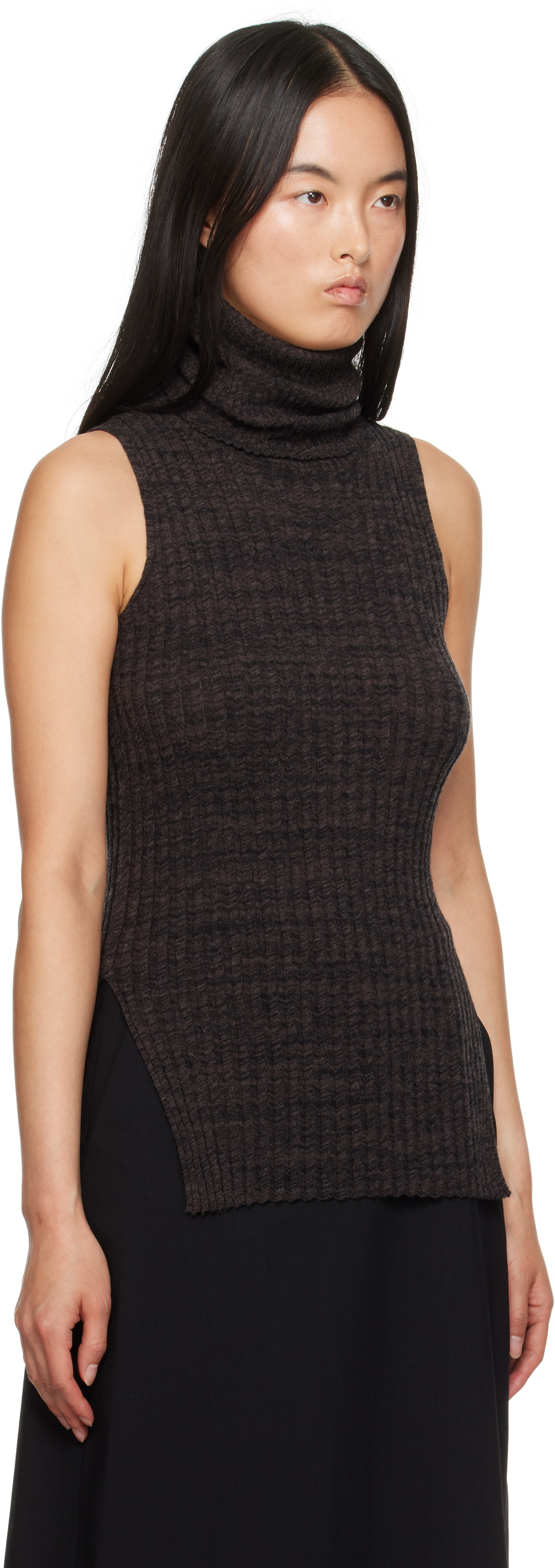 La Collection Brown Fay Turtleneck