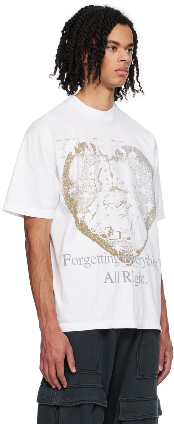 Online Ceramics White F.E.A.R. T-Shirt