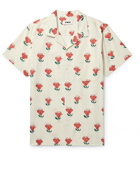 YMC - Malick Converible-Collar Floral-Print Cotton-Seersucker Shirt - Neutrals