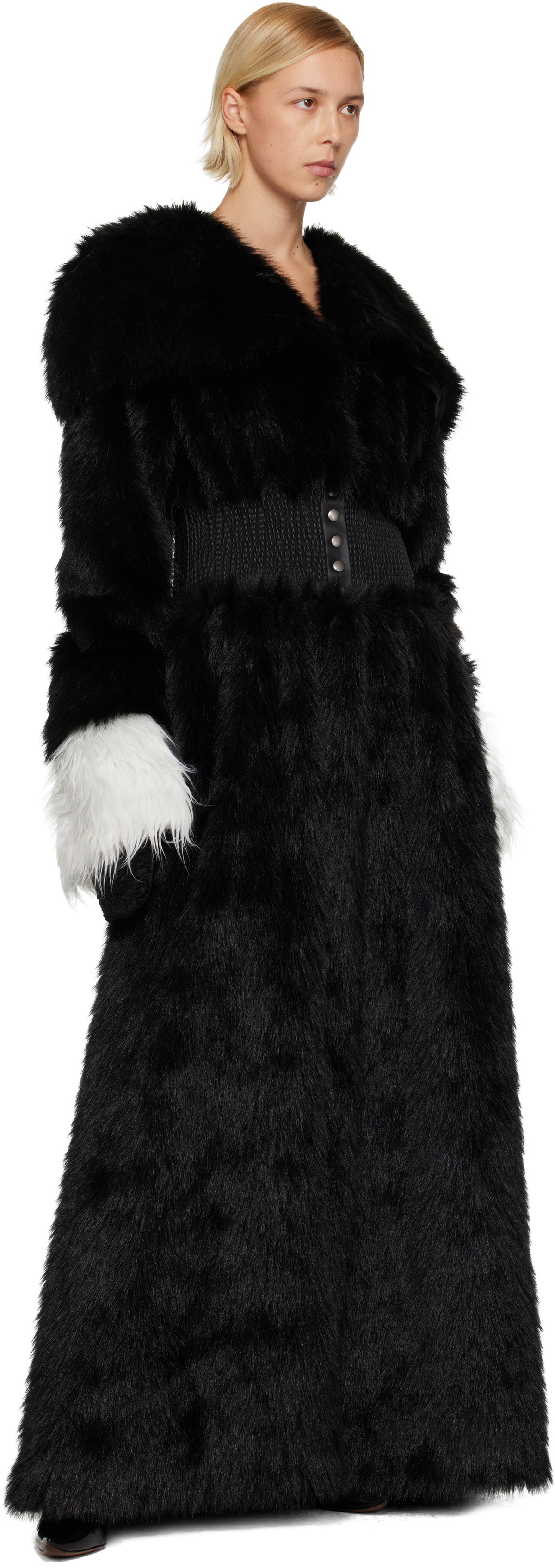 Nicklas Skovgaard SSENSE Exclusive Black & White Camille Mitts