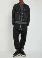 Rick Owens Padded Nylon Cargo Jacket Black