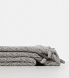 Loro Piana - Logo jacquard cashmere throw